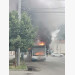 Incendiu la un autobuz aflat în mers