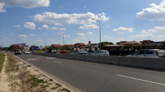 Accident pe DN76 - Cozi uriaşe din cartierul Nufărul până în Sânmartin