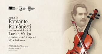 Marți, 18 iunie - Recital de vioară dedicat lui Mihai Eminescu