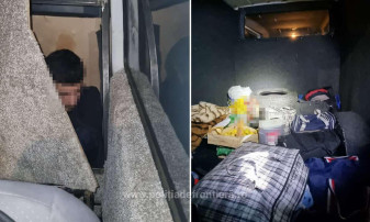 Grup de migranți ascunși într-un microbuz - Șofer moldovean reținut
