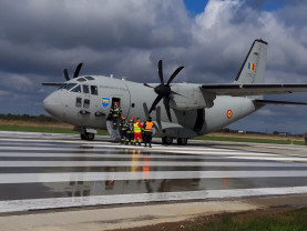 Planul Roșu de intervenție a fost declanșat în urma unui accident aviatic - Exercițiu de amploare la Aeroportul Oradea