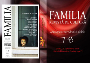 Numărul 7-8 al revistei „Familia”, lansat la Librăria Humanitas - Toamna debutează cu ficțiune în „Familia”