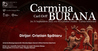 Joi, 15 septembrie, în Cetatea Oradea - Carmina Burana deschide stagiunea Filarmonicii