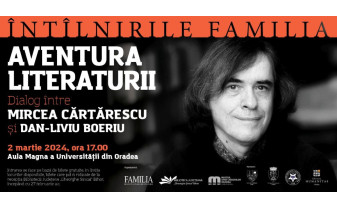 Mircea Cărtărescu la Oradea - Întâlnirea cu orădenii, la Universitate
