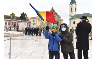 Ziua Unirii Principatelor Române - Ceremonie restrânsă în Piața Unirii
