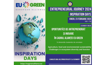 Universitatea din Oradea și EU Green  - „Zile inspiraționale pentru antreprenoriat și inovare”
