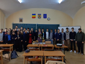 La Colegiul Național „Mihai Eminescu” - Întâlnire cu un absolvent de top