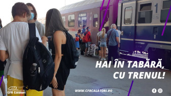 În tabără cu trenul - Costuri mult reduse