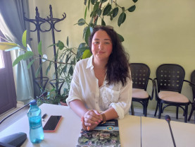 O profesoară din Harkov, la Universitatea din Oradea - Profesorii știu când studenții trebuie să se ascundă în adăposturi