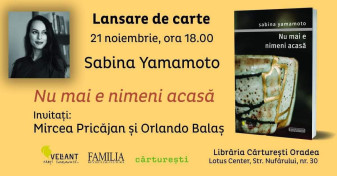 Lansare de carte - „Nu mai e nimeni acasă”