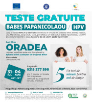 Teste GRATUITE Babeș-Papanicolau și HPV în Oradea