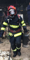Incendiu în Tulca - A verificat, cu flacără, etanșeitatea buteliei