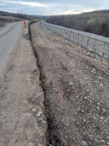 Din cauza alunecărilor de teren, între Balc şi Camăr  - Sector de drum închis temporar