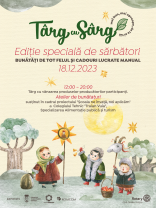 Luni, 18 decembrie - Târg cu Sârg, ediție specială de sărbători