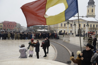 La Oradea, fără Hora Unirii - Unirea Principatelor Române, sărbătorită în Piața Unirii