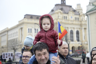 Piața Unirii din Oradea - Ziua Unirii Principatelor Române