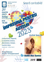 Seară caritabilă în 31 martie - Împreună pentru autism