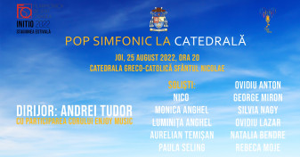 În cadrul stagiunii estivale INITIO 2022 - Concert Pop Simfonic la Catedrală