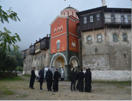 Un pelerinaj la Sfântul Munte Athos - Dulcea sărutare (Glycophilousa) de la Mânăstirea Filoteu