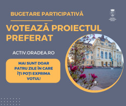 Bugetare participativă - Încă patru zile pentru votul online