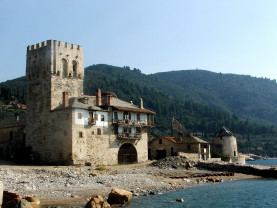 Un pelerinaj la Sfântul Munte Athos - Spre mânăstirea sârbească Hilandaru