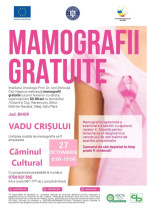 Vadu Crişului - Mamografii gratuite
