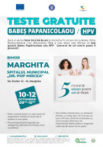 Campanie de testare gratuită Babeș-Papanicolau și HPV în Marghita