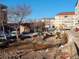 În locul caselor demolate - Parcări amenajate în cartierul Nufărul