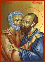 Sărbătoare, luni, 29 iunie - Sfinţii Apostoli Petru şi Pavel