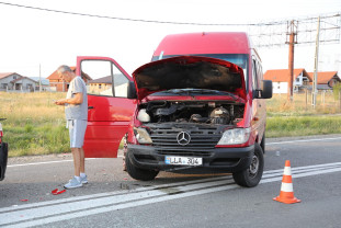 Patru autovehicule implicate într-o coliziune - Accident pe DN1