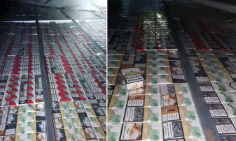 Ascunse într-o autoutilitară - Ţigări de contrabandă