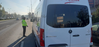 Au fost verificate 189 de vehicule și aplicate 89 de sancțiuni  - Transporturile de persoane, în atenția polițiștilor