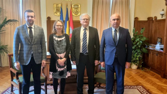 Un posibil schimb de experienţă pentru administraţia judeţului - Ambasadorul Finlandei a vizitat Oradea