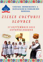 În perioada 16-18 septembrie, în Cetatea Oradea - Zilele Culturii Slovace