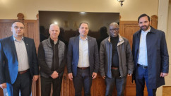 Reprezentanţi ai Congregației Don Orione - Vizită la Primăria Oradea
