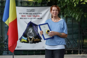 Prințesa Brianna Caradja, prima româncă decorată de Zelenski - „Inima de Aur”