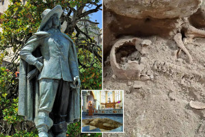 Un schelet care ar putea fi cel al lui D'Artagnan, descoperit în Maastricht - Cavalerul misterios de sub podea