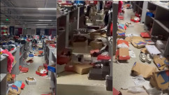 Lotus Center Oradea - Magazin devastat de cumpărători în goana după promoții