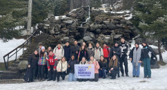 Universitatea din Oradea  - Studenții Erasmus au fost la săniuș în Stâna de Vale