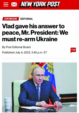 Ofensiva New York Post și Wall Street Journal îl fac pe Trump să se răzgândească - „Rusia este un stat terorist pe moarte”
